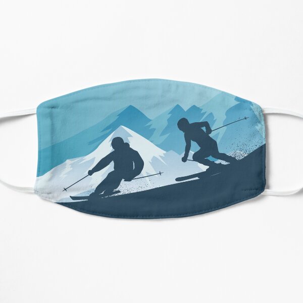 Best Skiing Design Ever Flat Mask