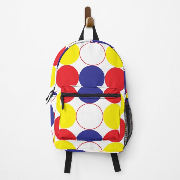 Item preview, Red, Yellow, Blue, and White Circle and Dot Pattern designed and sold by TenomA.