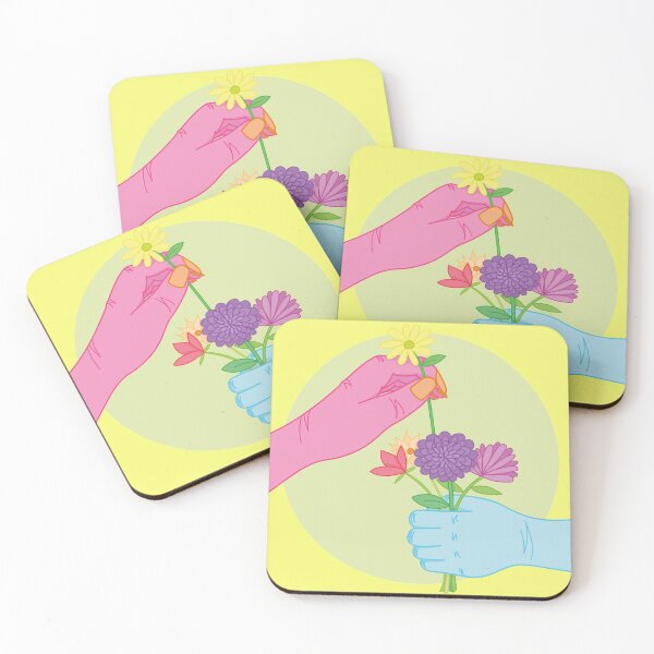 Item preview, Hands Holding Flowers In Light Colours designed and sold by forfun-art.