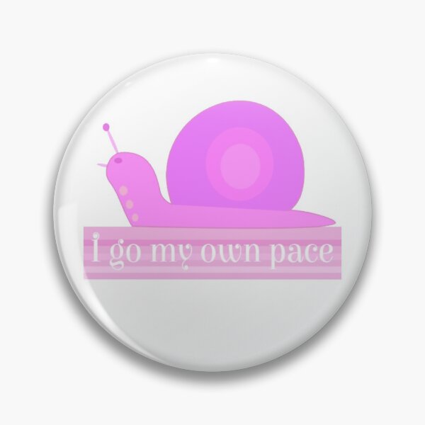 Item preview, Purple Snail, I go my own pace designed and sold by KacyCupcake.