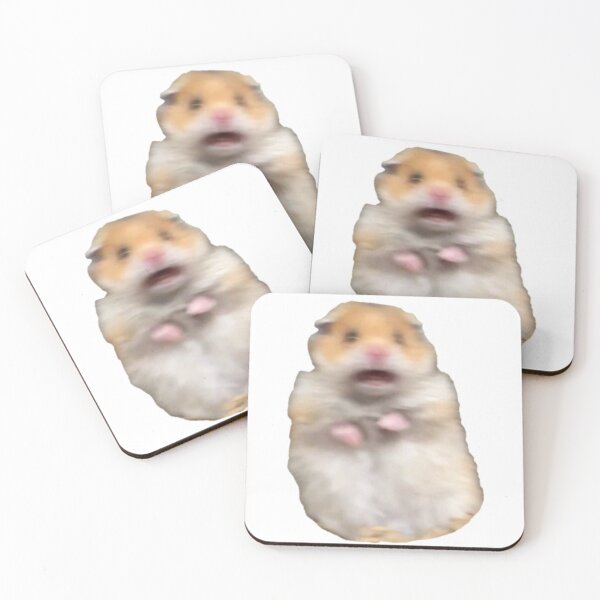 Item preview, scared hamster meme designed and sold by ellievivien.