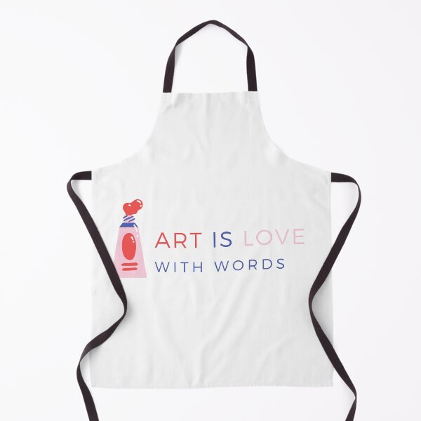 Aperçu de l'œuvre ART IS LOVE WITH WORDS créée et vendue par EnlightParis.