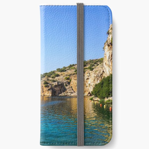 Lake Vouliagmeni, Athens, Varkiza, Greece iPhone Wallet