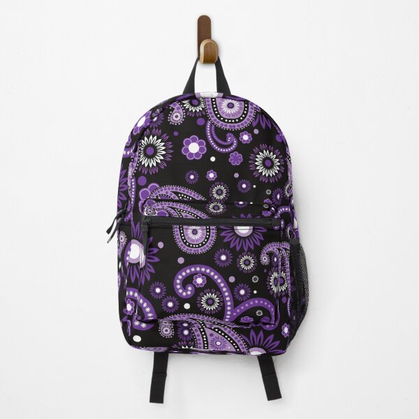 Item preview,  Violet and purple paisley designed and sold by La Cartoonista.