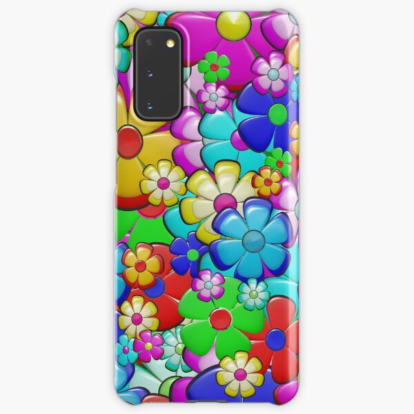 colorful flower Samsung Galaxy Snap Case