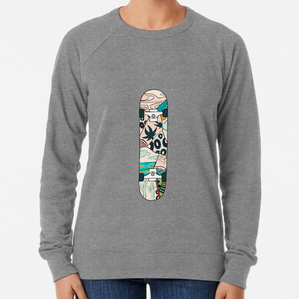 Safari Colorful Skateboard Lightweight Sweatshirt