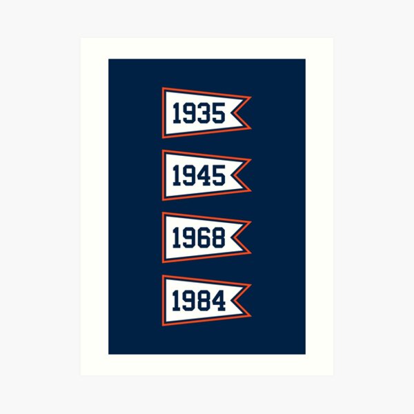 DET Pennants Art Print