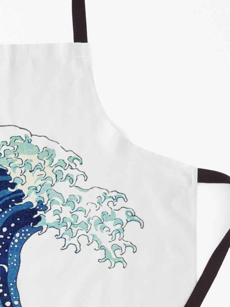 Alternate view of HOKUSAI. The Great Wave off Kanagawa, BRIGHTENED. Apron
