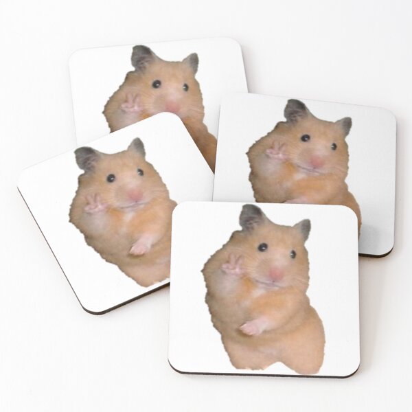 Item preview, peace hamster meme designed and sold by ellievivien.