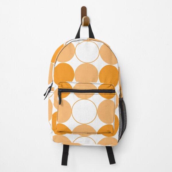 Item preview, Orange, Muted Orange, and White Circle and Dot Pattern designed and sold by TenomA.