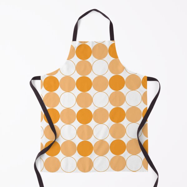 Item preview, Orange, Muted Orange, and White Circle and Dot Pattern designed and sold by TenomA.