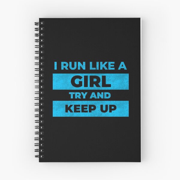 Item preview, I Run Like A Girl, Try To Keep Up designed and sold by Qrhoo.