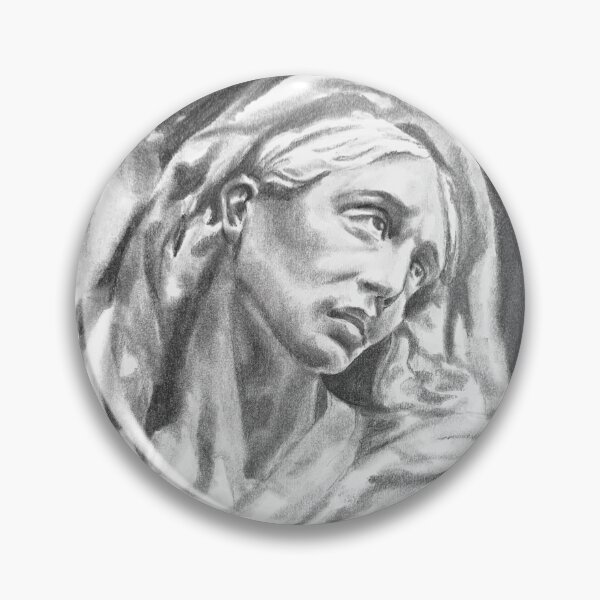 Artikelvorschau, Graphit Vintage Portrait 6: Statue entworfen und verkauft von Madeline Hollar.