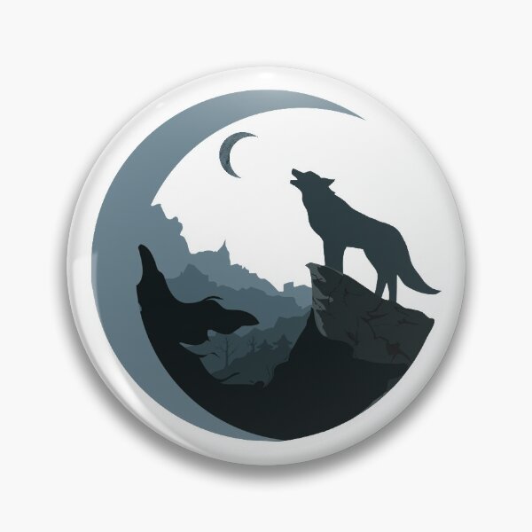 Artikelvorschau, Wolf mit Monddesign entworfen und verkauft von khaledezzat77.
