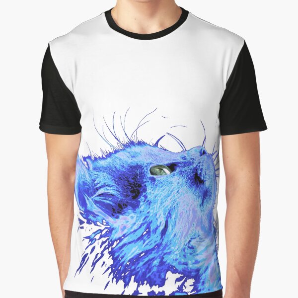 Bioluminescent Kitten Graphic T-Shirt