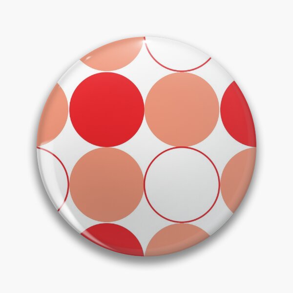 Item preview, Red, Muted Red, and White Circle and Dot Pattern designed and sold by TenomA.