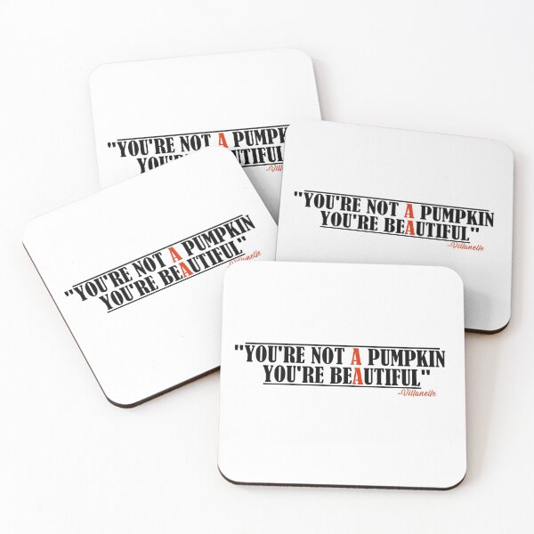 Item preview, "You're not a pumpkin you're beautiful" Villanelle quote designed and sold by SHAMTEES.