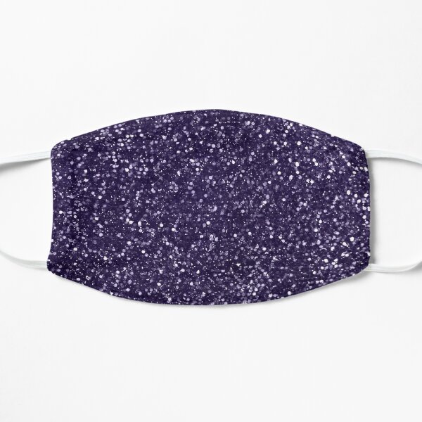 Sparkly Violet Purple Glitter Mask