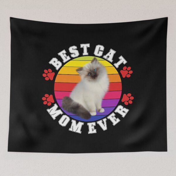 Item preview, Best cat mom ever designed and sold by TopDesignArt.