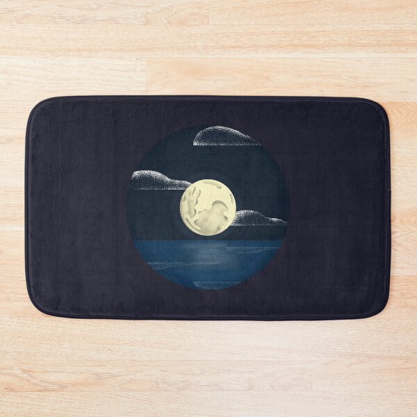 Item preview, Vinyl Effect Full Moon in a Cloudy Night Sky designed and sold by kbircham.