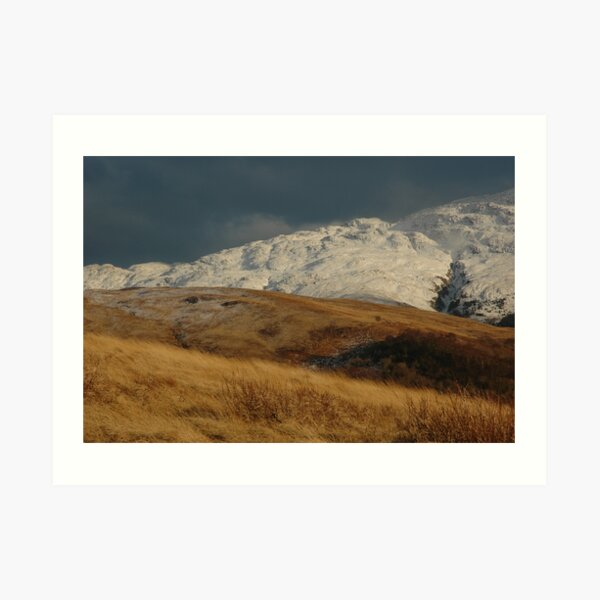 Winter Light above Cuil Bay Art Print