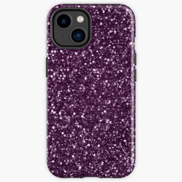 Sparkly Plum Purple Glitter iPhone Tough Case