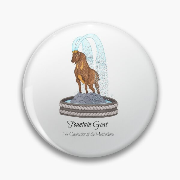 Item preview, Fountain Goat designed and sold by IdolScribblings.
