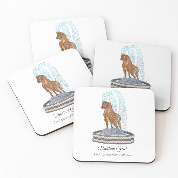 Item preview, Fountain Goat designed and sold by IdolScribblings.