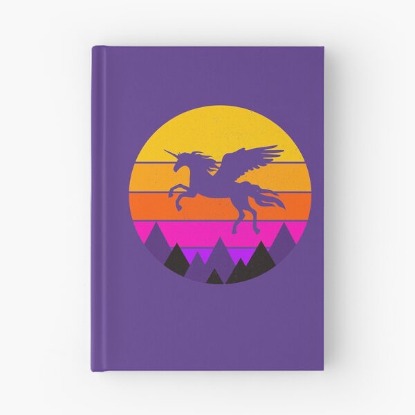 Item preview,  Flying Unicorn Retro Sunset - Distressed Version designed and sold by Forevercreative.