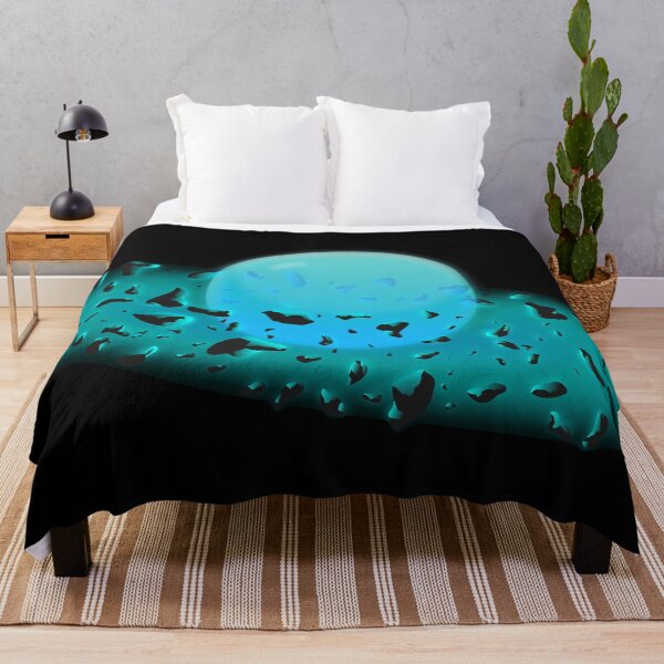 Item preview, Blue bubble planet with asteroid belt designed and sold by jc007.