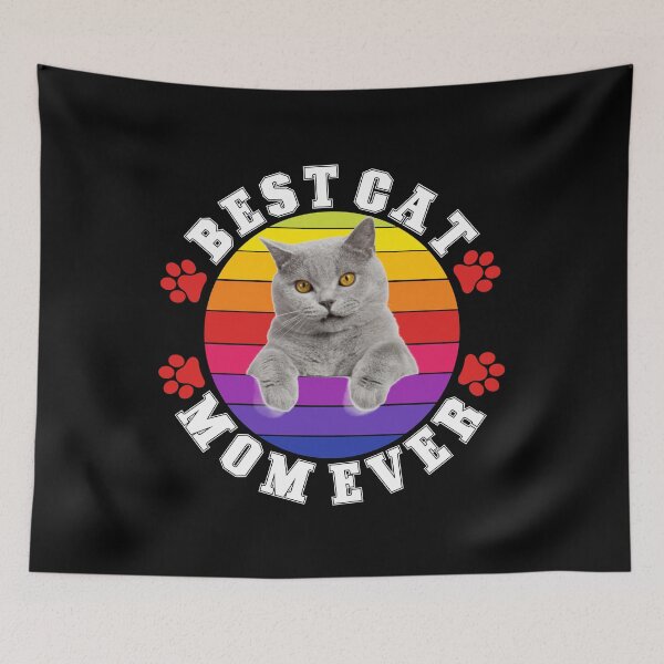Item preview, Best cat mom ever designed and sold by TopDesignArt.