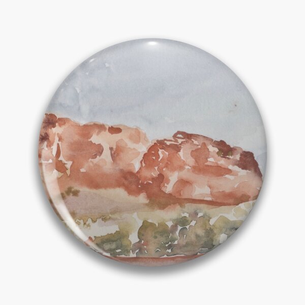 Item preview, Mountain Desert Arizona Landscape Watercolor designed and sold by Madeline Hollar.