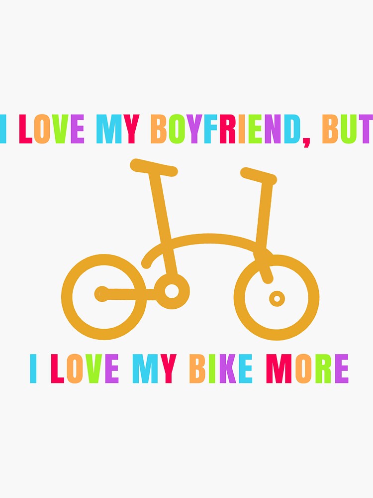 Thumbnail 3 of 3, Sticker, I Love My Boyfriend designed and sold by VkScript.