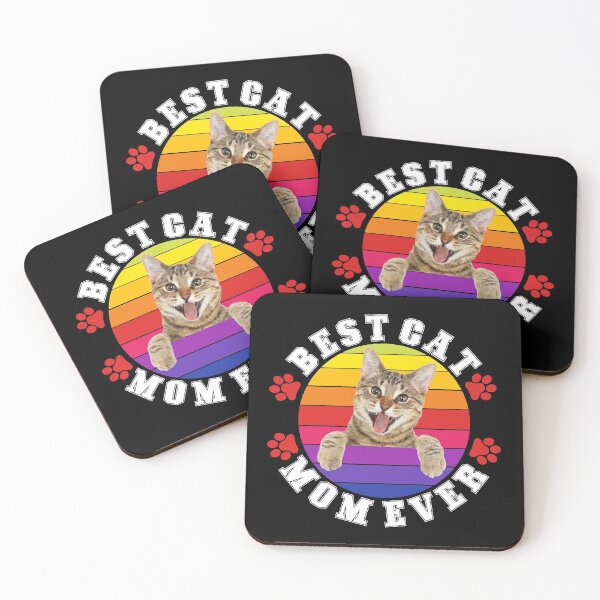 Item preview, Best cat mom ever designed and sold by TopDesignArt.