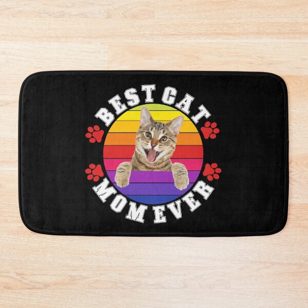 Item preview, Best cat mom ever designed and sold by TopDesignArt.