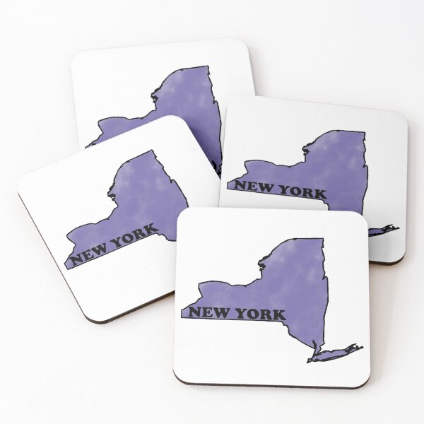 Item preview, New York Watercolor Blue  designed and sold by artbylukas.