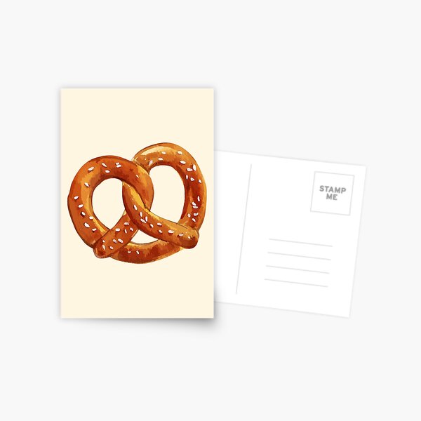 Pretzel Postcard
