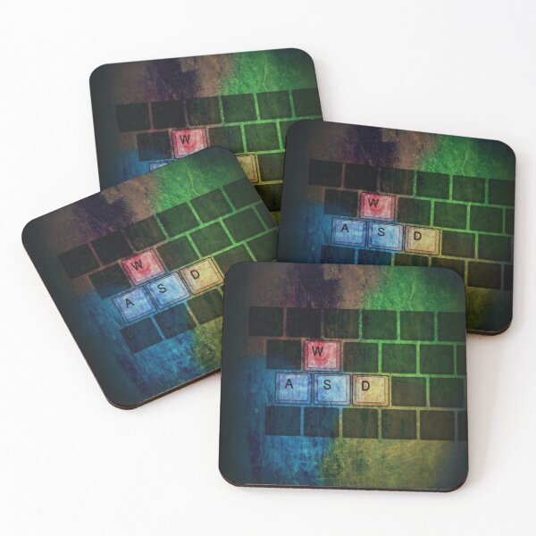 Item preview, WASD - Gaming FPS Keys designed and sold by ProjectBlackout.