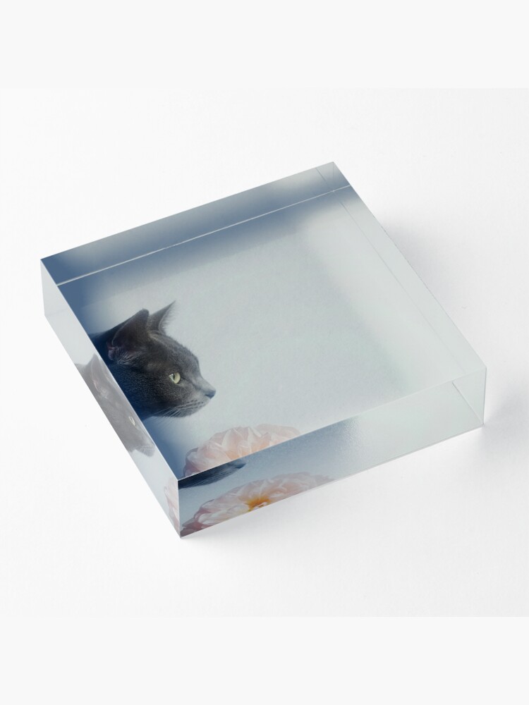 Alternate view of Russian Blue Acrylic Block