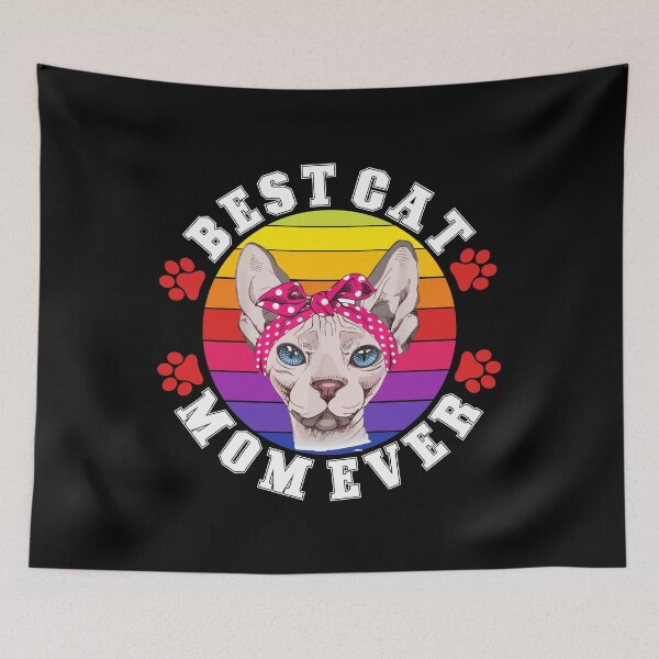 Item preview, Best cat mom ever designed and sold by TopDesignArt.