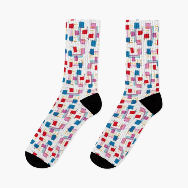 Item preview, Red, Blue and Pink Squares designed and sold by k.d schubach.