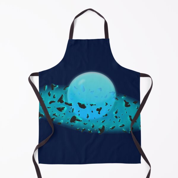 Item preview, Blue bubble planet with asteroid belt- blue background designed and sold by jc007.