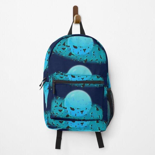Item preview, Blue bubble planet with asteroid belt- blue background designed and sold by jc007.