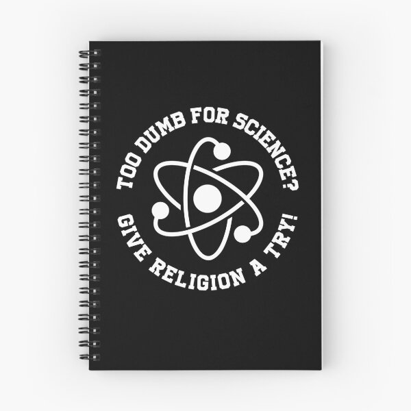Item preview, Too Dumb for Science? Give Religion a Try! Funny Sarcastic  designed and sold by SpreadForSatan.
