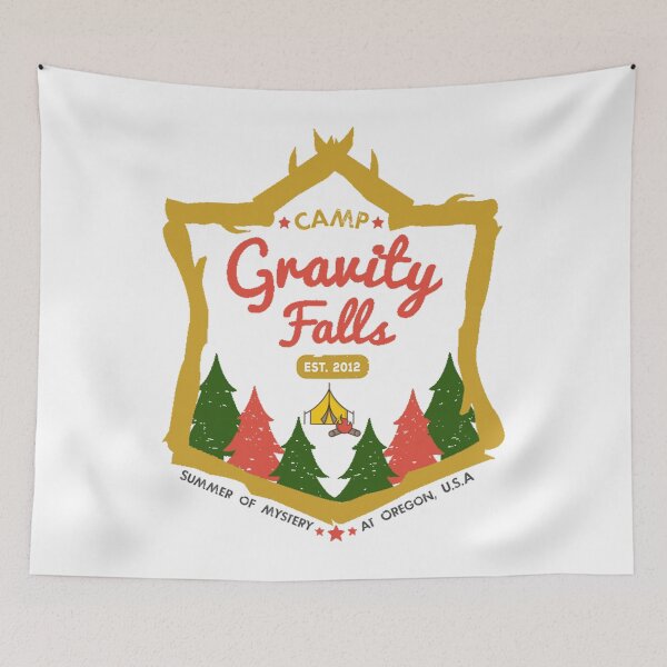 Item preview, Camp Gravity Falls (worn look) designed and sold by letsgoh.