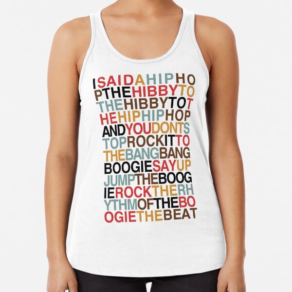 Rapper's Delight - Sugarhill Gang Racerback Tank Top