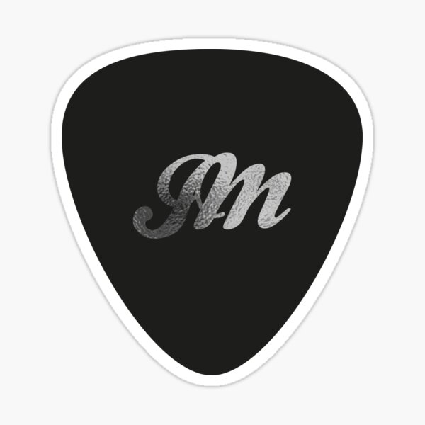 JM guitar pick Sticker