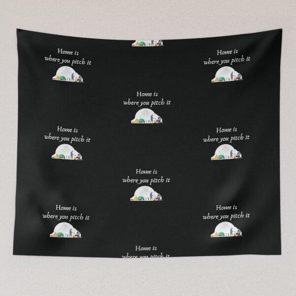 Item preview, Home is where you pitch it designed and sold by EnlightParis.
