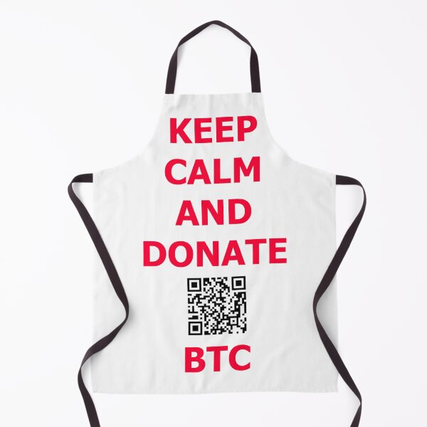 Item preview, keep calm and donate btc designed and sold by basitcv.