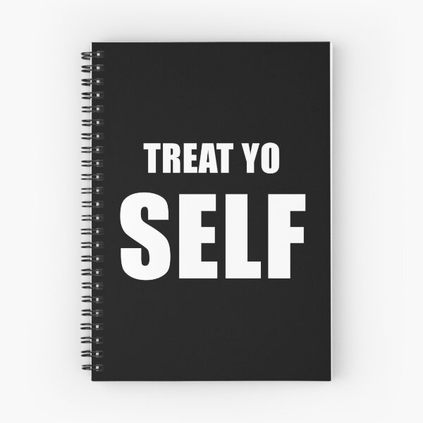 Item preview, Treat Yo Self (Black) designed and sold by quoteedesigns.